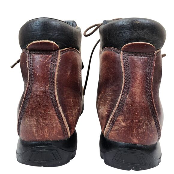 Scarpa Vintage Italian Made Mens Delta Steel Toe Hiking Boots Italy 41 US 8 - Picture 5 of 9